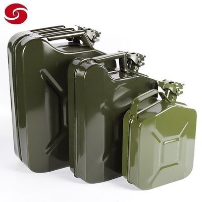 High Quality Aluminum /Steel Army Military Relief Gasoline Fuel Tank Petrol Jerrycan 20 Liter 5 Gallon Gal Oil Water Jerry Can