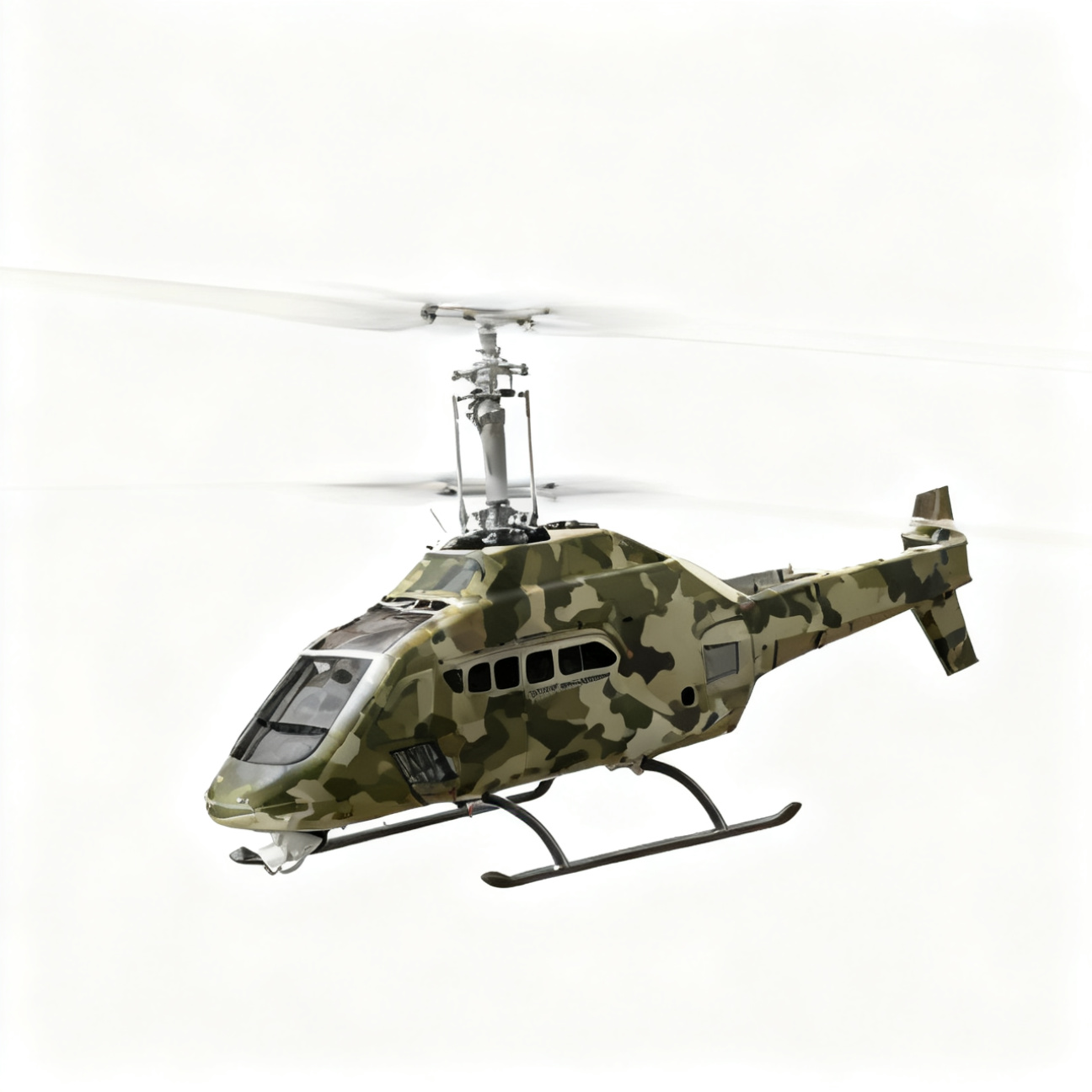 Military and police medium-heavy unmanned helicopter