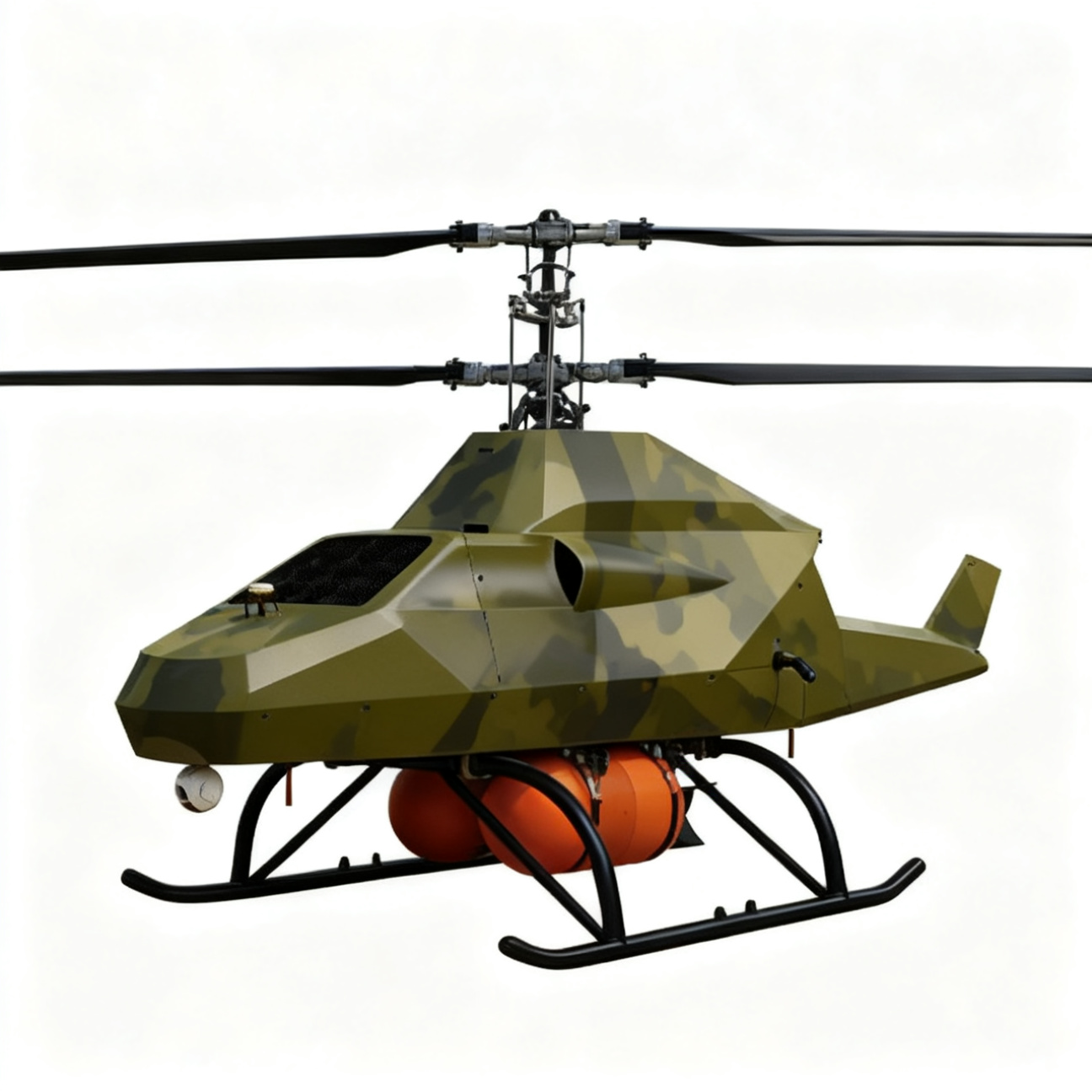 Domestic heavy oil-powered UAV