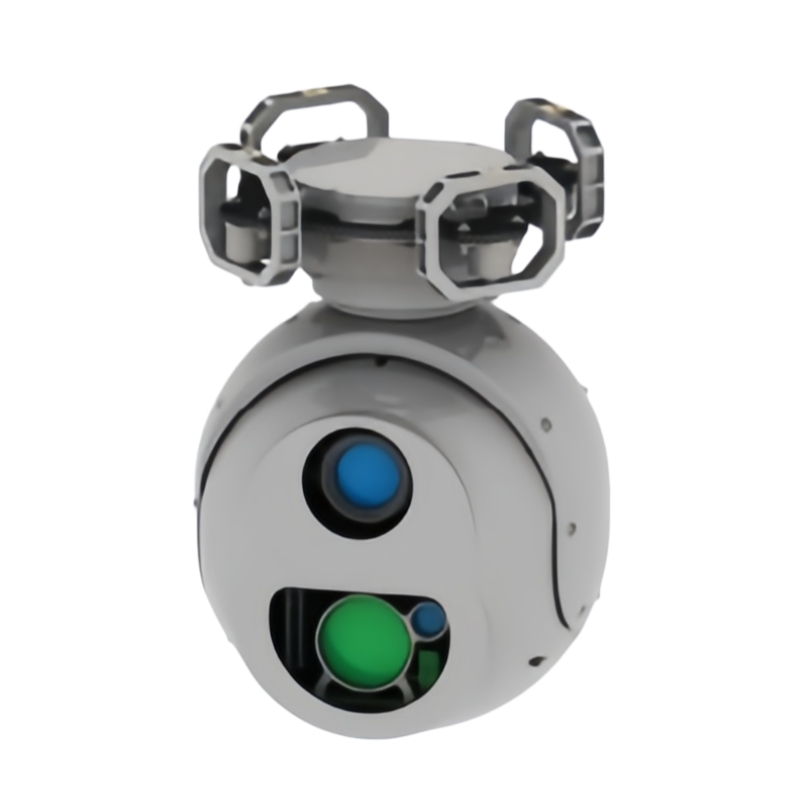 Medium dual-axis EO IR UAV gimbal payload system